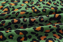 Load image into Gallery viewer, ECOWISH Womens Deep V Neck Floral Leopard Dress Short Sleeve Sexy Ruffles Fashion Mini Dress