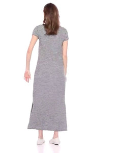 Amazon Brand - Daily Ritual Women's Lived-in Cotton Short-Sleeve Crewneck Maxi Dress